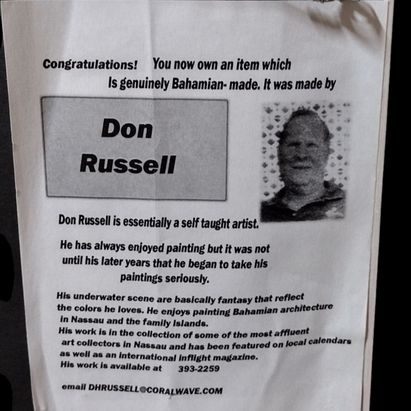 Underwater Reef Painting by Don Russell Bahamas Scenery Painter - Picture 7 of 7